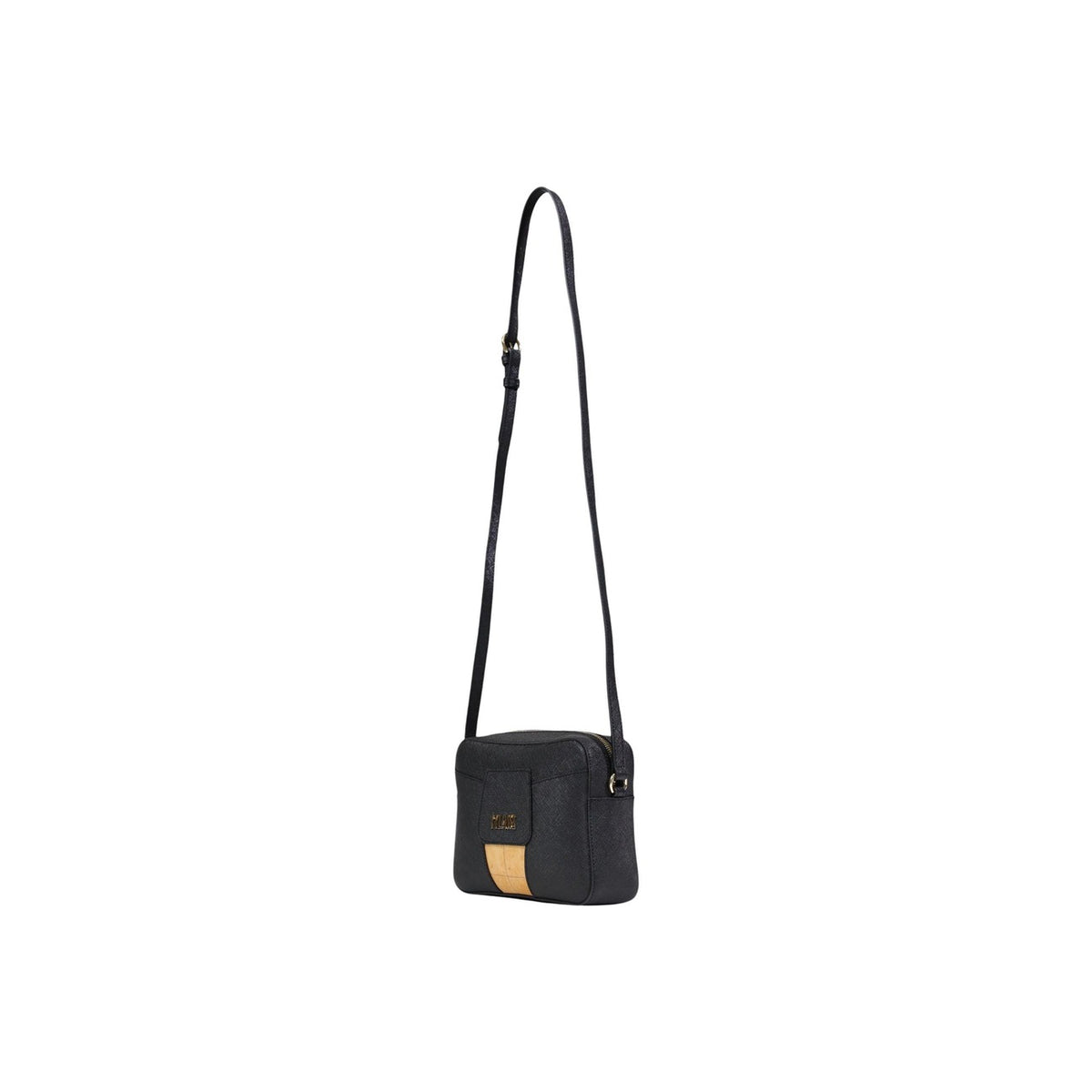 borsa a tracolla Alviero Martini 1A Classe Windy City in ecopelle nera.
Vista frontale laterale