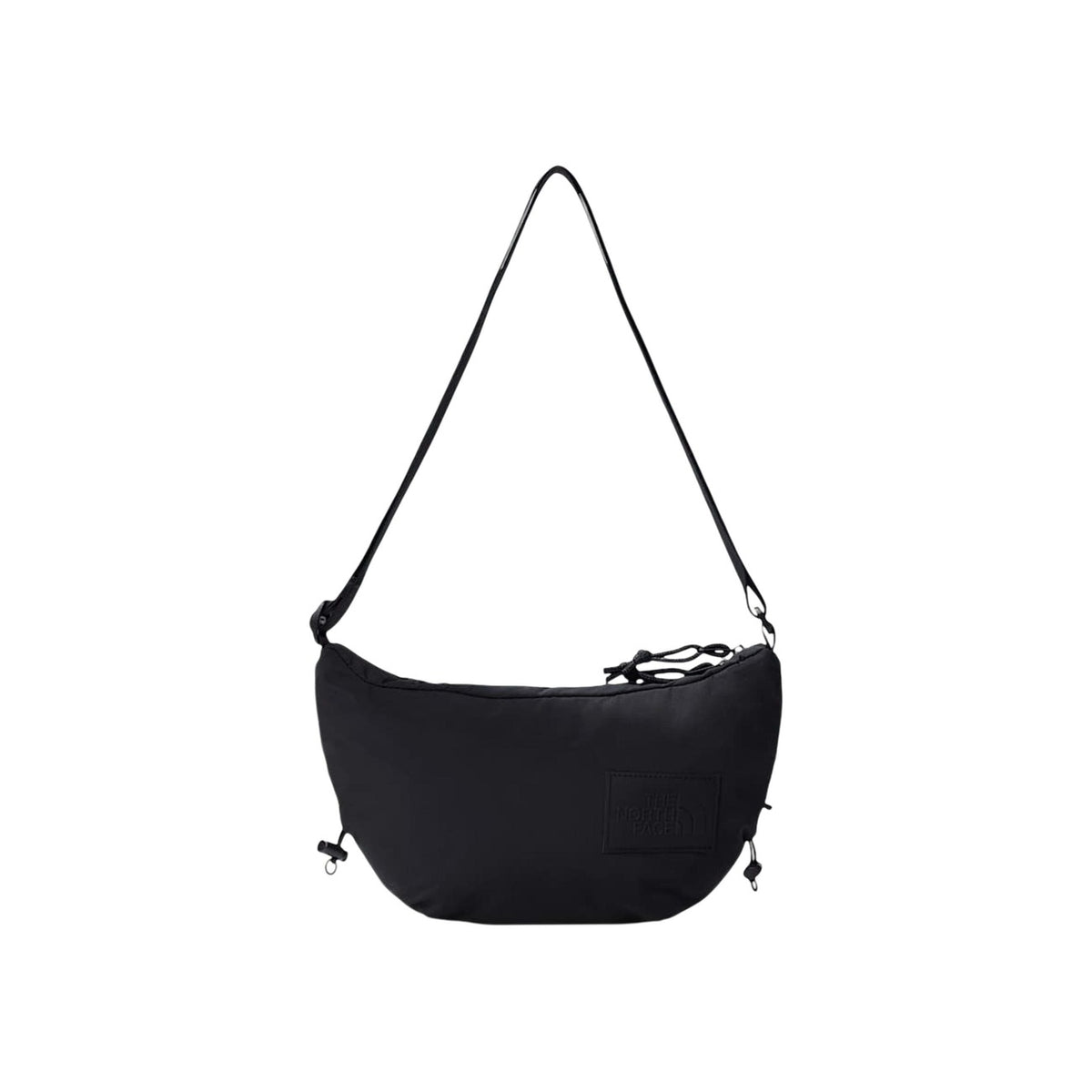 Borsa Tracolla The North Face Never Stop; 100% Nylon riciclato. Cerniere YKK, tasca posteriore con zip, tracolla satinata regolabile. Design vintage increspato, capiente e ultraleggera. Ideale per tempo libero e viaggi. Vista frontale