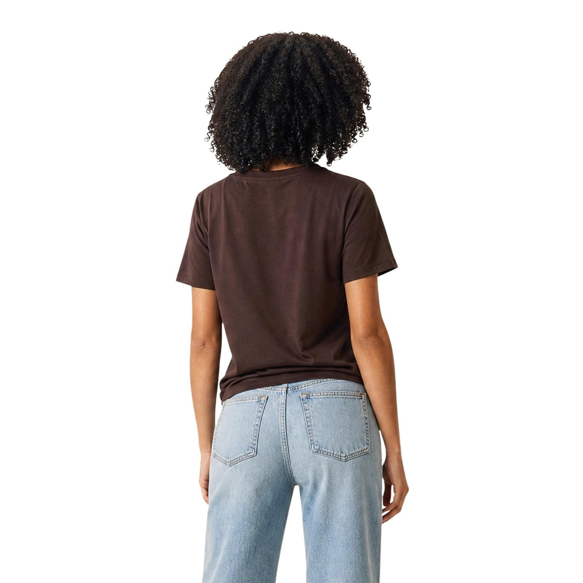 T-shirt Only donna marrone con scritta modello 15373449. Maglietta a maniche corte in cotone tinta unita marrone cioccolato con ricamo ironico non ho voglia lato cuore stile casual ed essenziale.