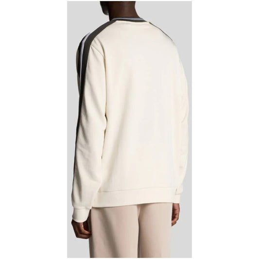 Lyle & Scott Felpa Uomo Grigia con Maniche Lunghe Scollo Tondo in Cotone 100% Autunno/Inverno ML2269V