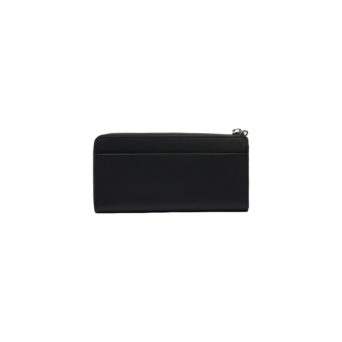 Portafoglio donna Lacoste nero in PVC con cerniera primavera estate