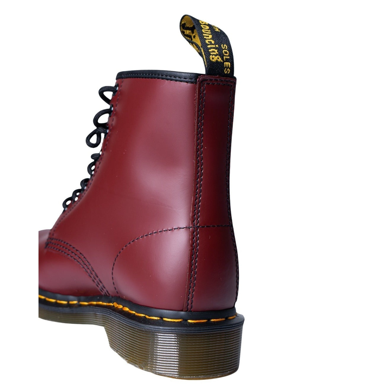 Dr. Martens Stivali Donna Bordeaux con Punta Tonda in Pelle 100% Autunno/Inverno 11822600