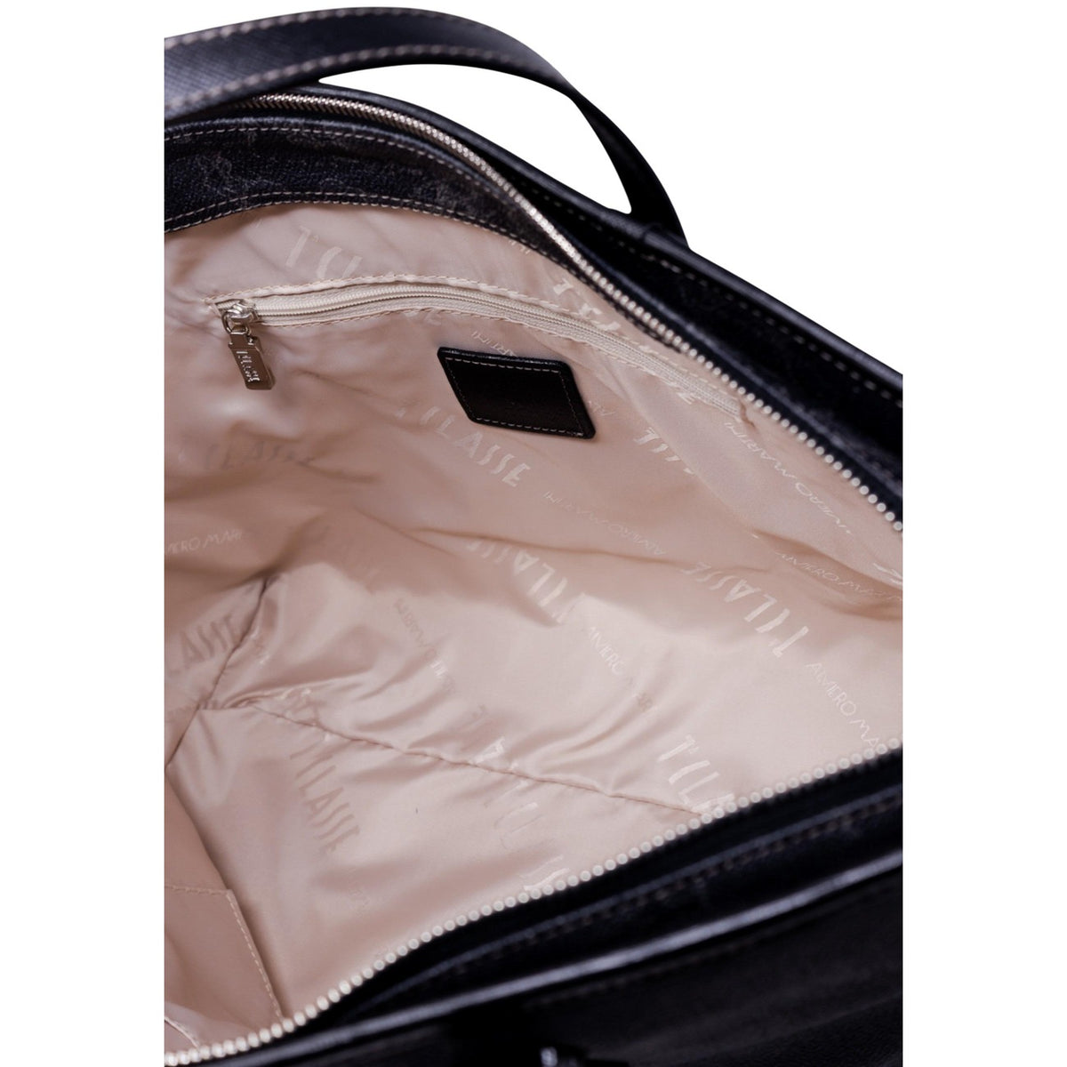Borsa shopping nera donna Alviero Martini Prima Classe – Borsa spalla Geo Dark con zip 01EC5D00764260001.