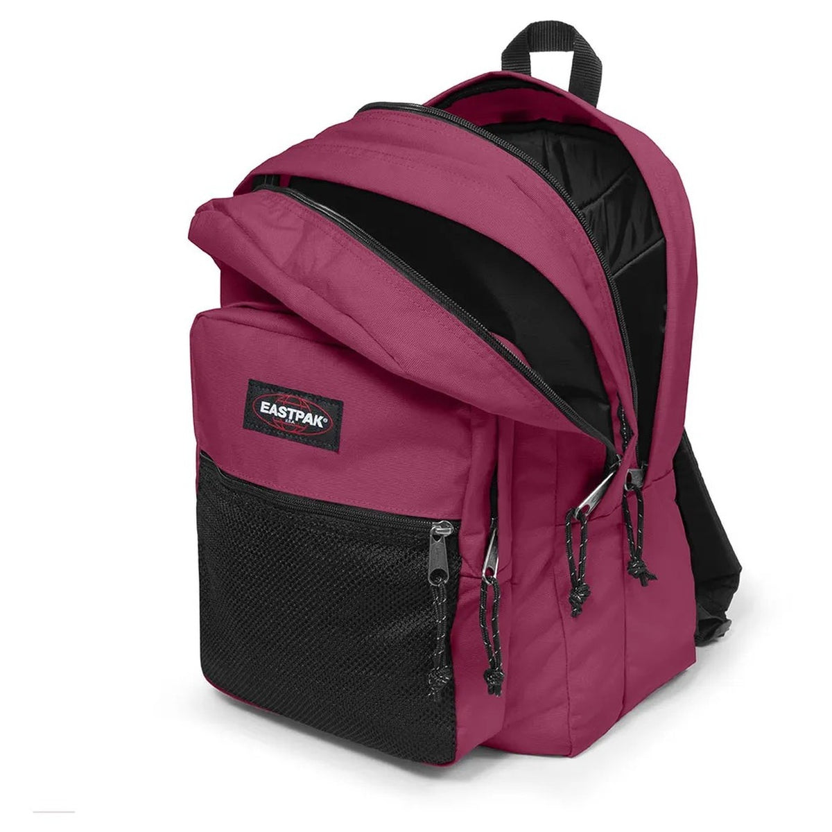 Zaino Eastpak Pinnacle Viola; Dimensioni 42x32x25.5 cm. Doppio scomparto capiente in 100% poliammide. Tasca con organizer, tasca esterna in mesh, schienale e spallacci imbottiti antiscivolo. Frontale laterale