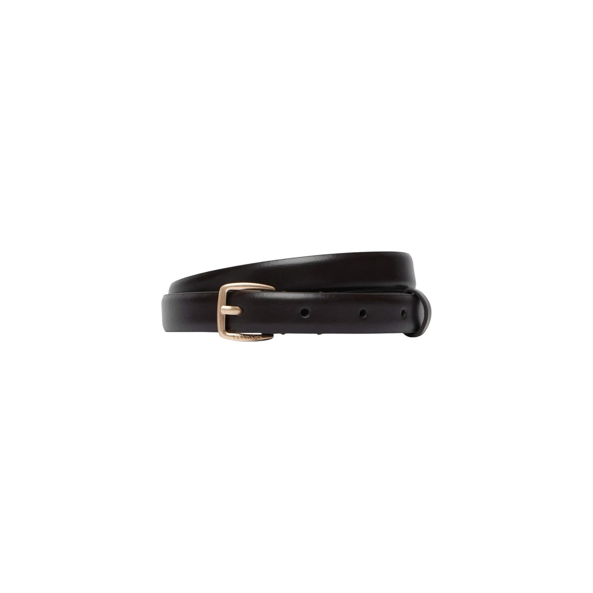 Cintura pelle marrone donna Calvin Klein – Cintura sottile 2 cm Essential Buckle LV04F7111G.
