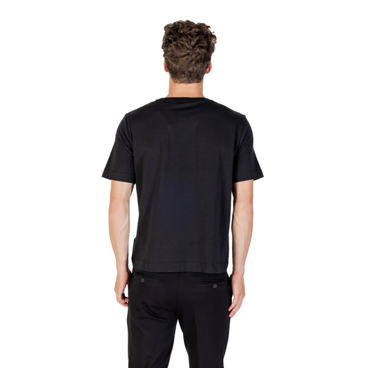 Calvin Klein Sport T-Shirt Uomo Nero Stampa Maniche Corte Scollo Tondo Cotone 57% Poliestere 38% Elastan 5% LVGMF5K106