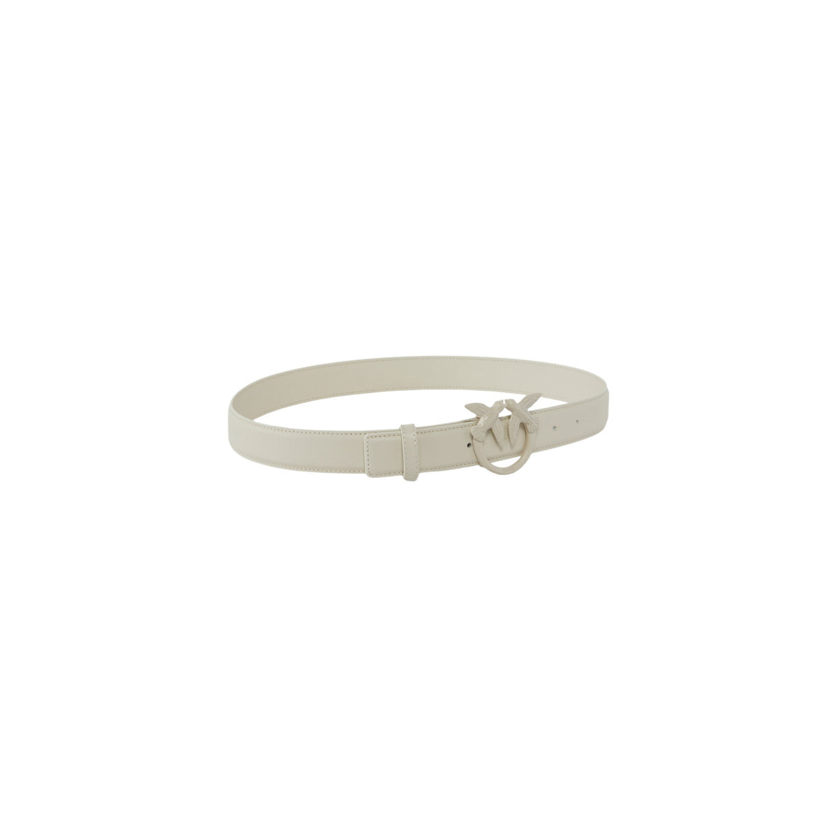 Pinko Cintura Donna Bianco Pelle 100% 90x3x0.5 cm Primavera Estate 100125 A1K2