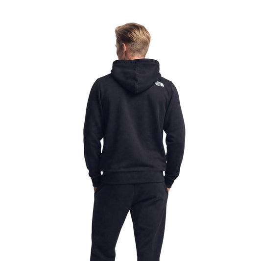 Felpa The North Face con cappuccio e zip modello Box Half Dome. Giacca in felpa sportiva morbida in cotone biologico rigenerativo della linea eco-friendly Circular Design stile outdoor, urban e casual.