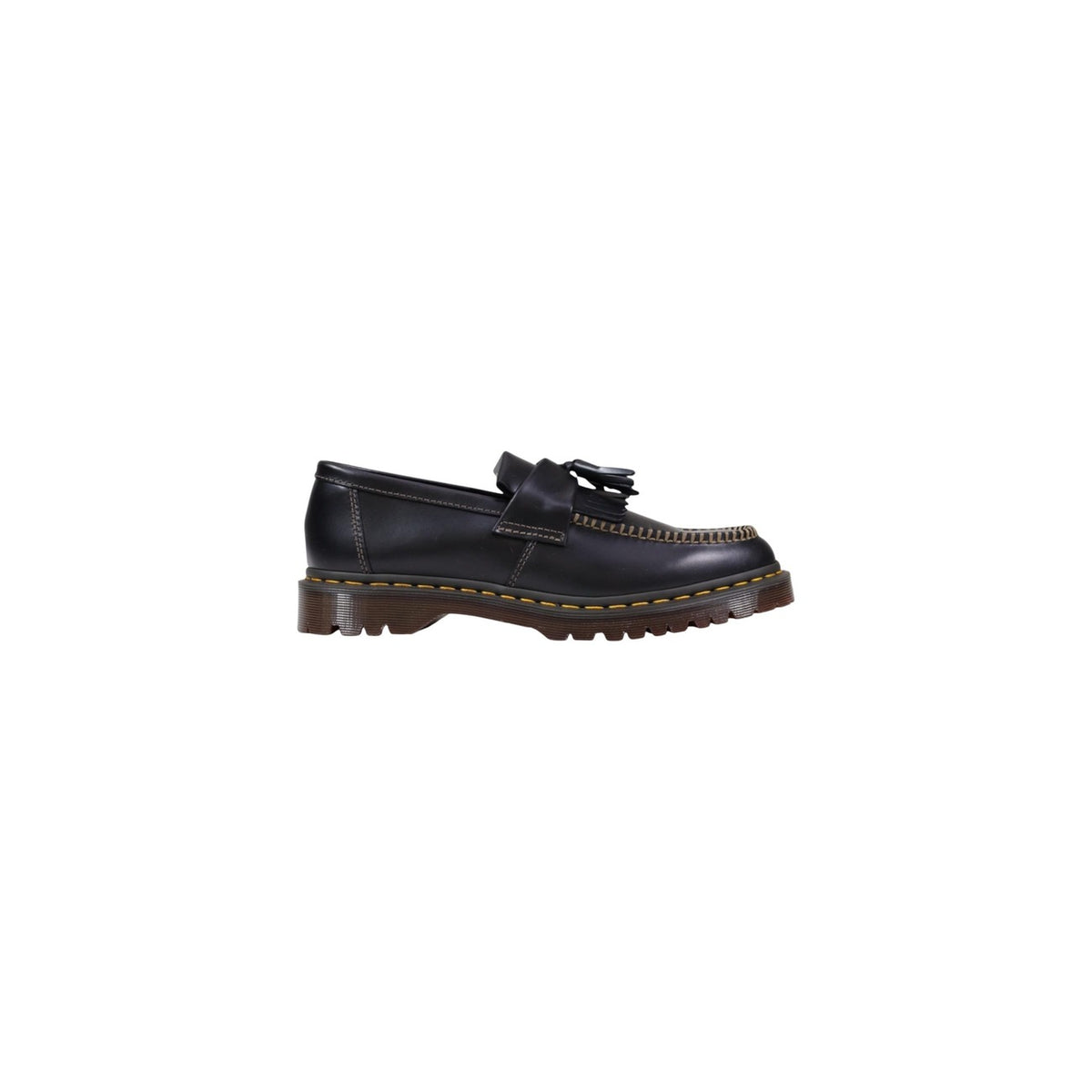 Mocassini Dr. Martens uomo neri scarpe basse 100% pelle - vista laterale