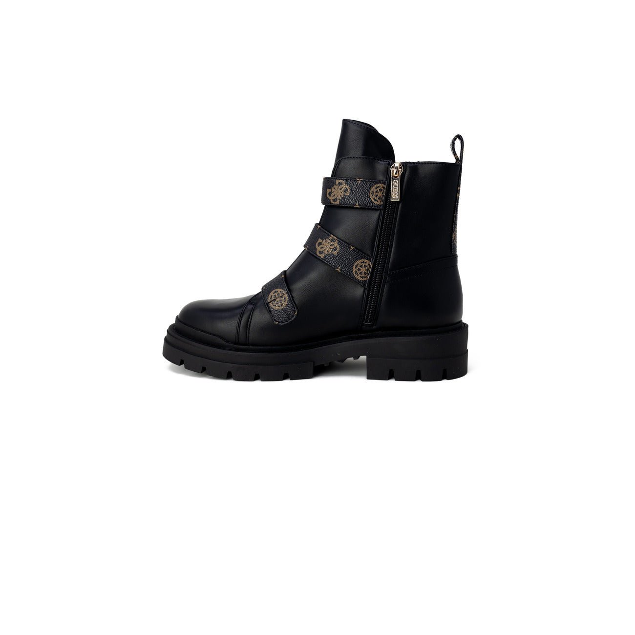 Guess Stivali Donna Neri con Fibbia Stivaletti 20% Altre Fibre 80% Ecopelle Autunno/Inverno FL7O2BLEA10