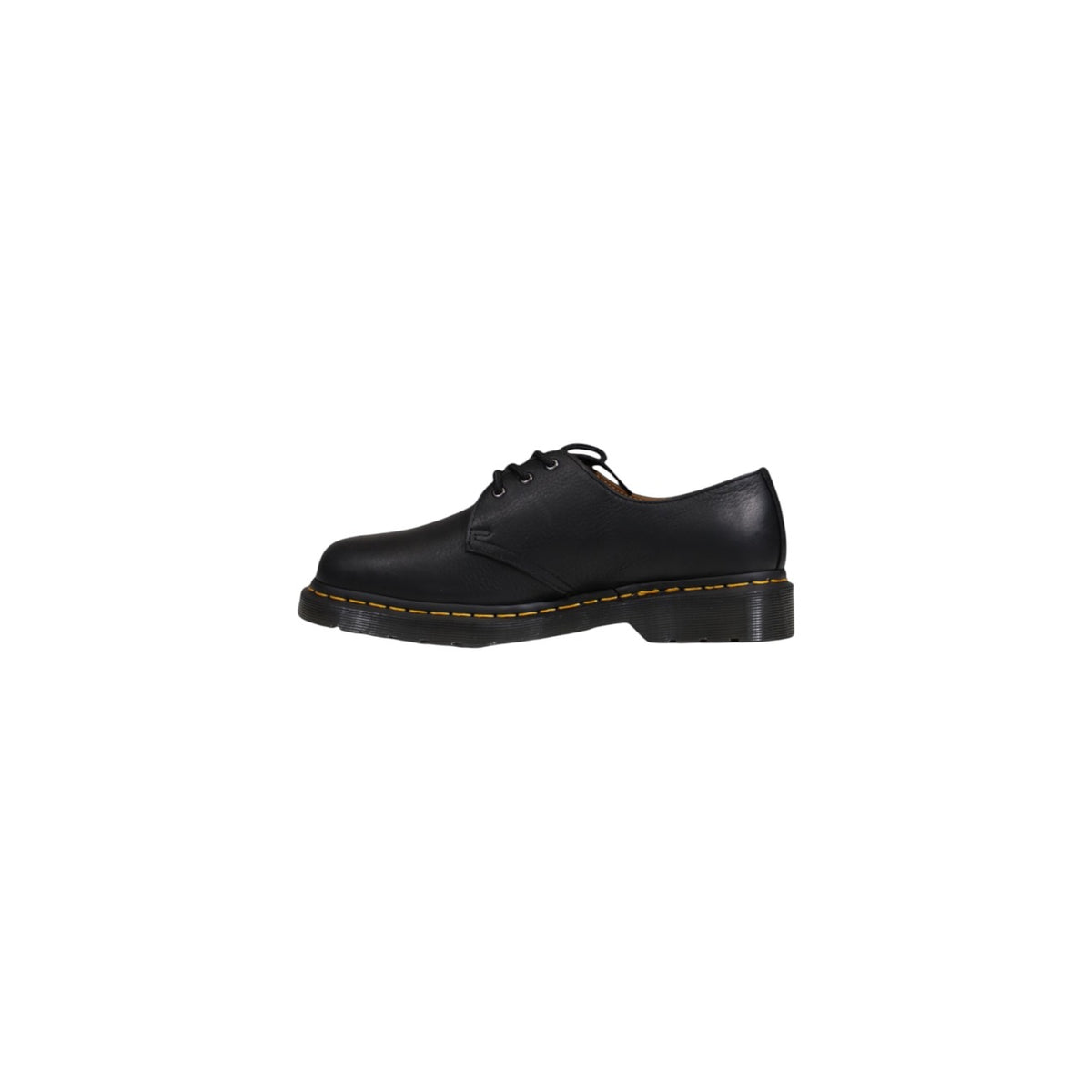 Scarpe stringate Dr. Martens 1461 nere in pelle martellata Ambassador. Calzature Oxford classiche da uomo e donna con 3 occhielli, lavorazione Goodyear sigillata a caldo e suola cuscinetto originale DM's.