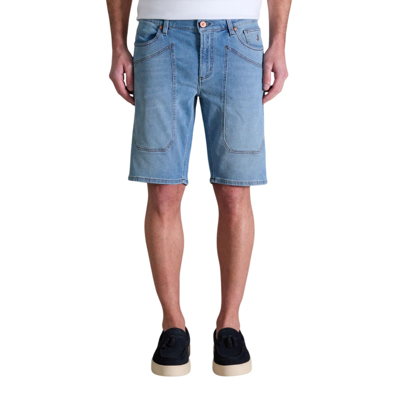Jeckerson Bermuda Slim Uomo JAYDEN 5 TASCHE TOPPA SLIM