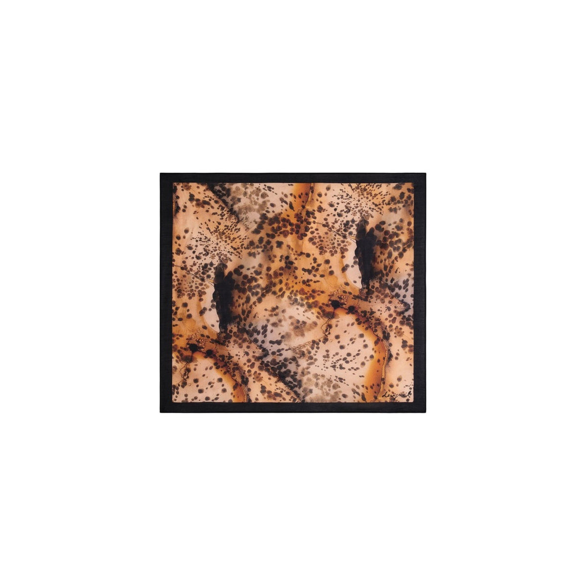 Sciarpa donna Desigual modello FOULARD HONEY beige in modal e seta con stampa multicolore 65x65 cm
