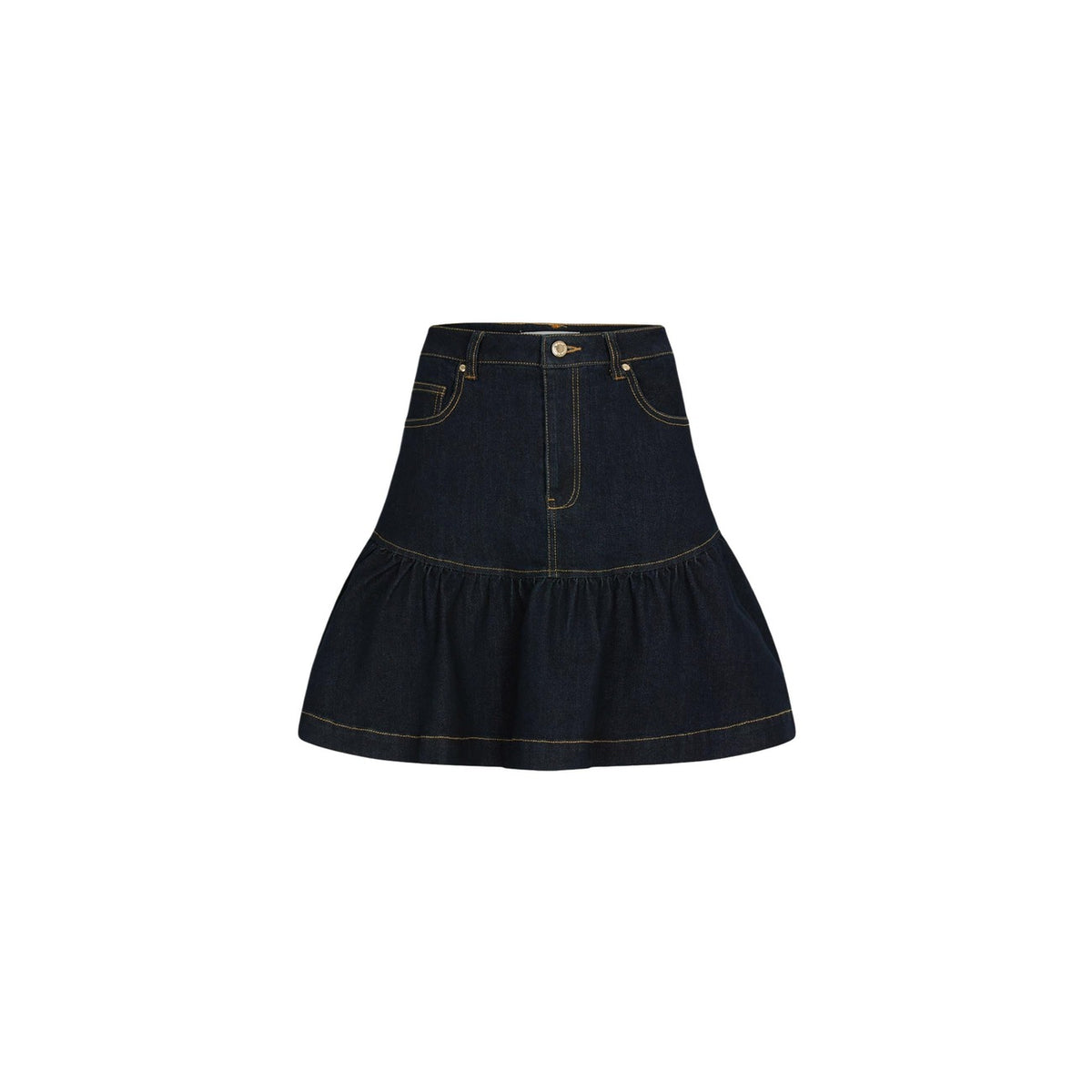 Gonna Morgan De Toi donna blu corta - vista frontale
