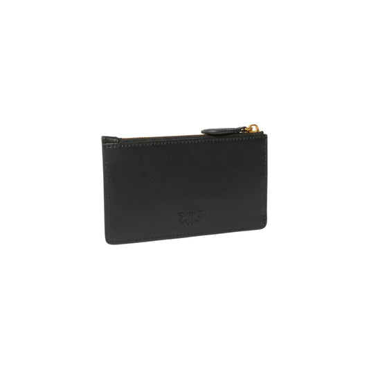 Pinko Portafoglio Donna Nero Cerniera Dimensioni 13.5x8x0.5 cm Pelle 100% Autunno Inverno 100251 A0GK