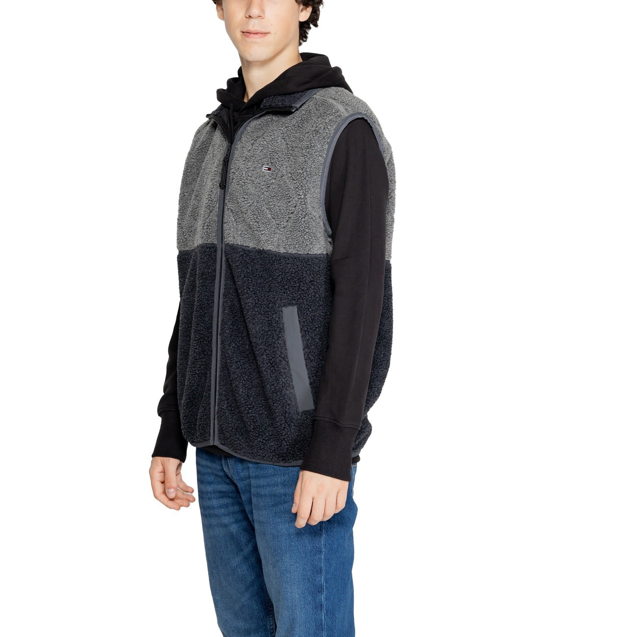 Tommy Hilfiger Men's Black Hooded Jacket DM0DM19628