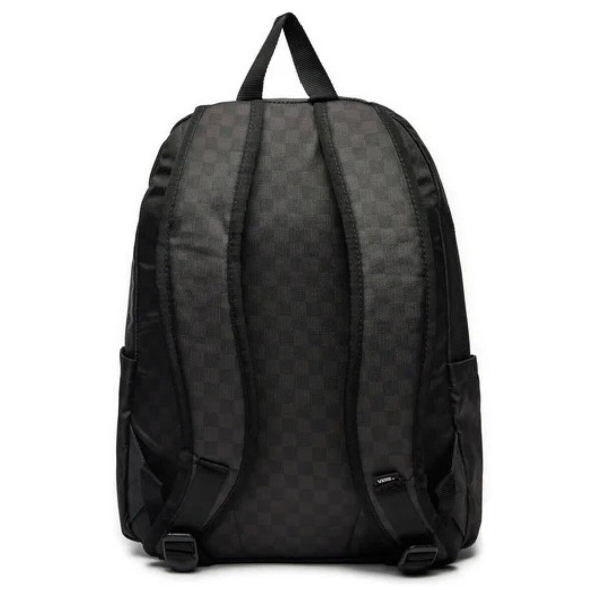 Zaino Vans Old Skool Check; 22 litri, scomparto laptop 15", tasca portabottiglie, spallacci imbottiti. Il design iconico in versione sostenibile. Vista posteriore