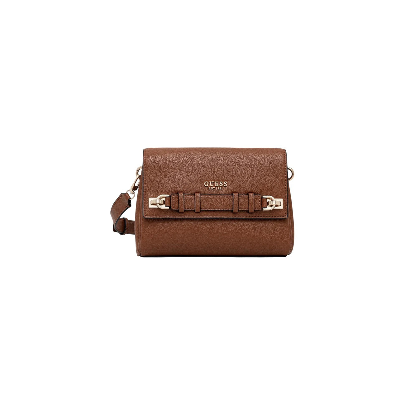 Guess Borsa Donna Rossa a Tracolla - Borsa con Bottone e Tasche Interne Esterne 25x20x5cm