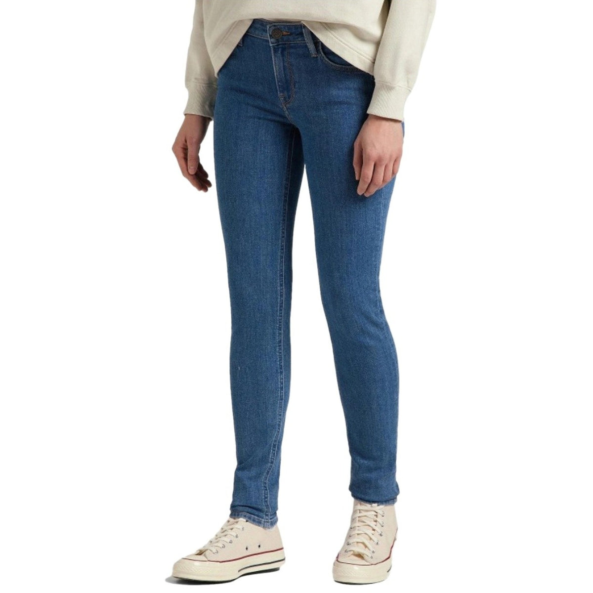 jeans da donna modello Scarlett del marchio Lee. Vista frontale