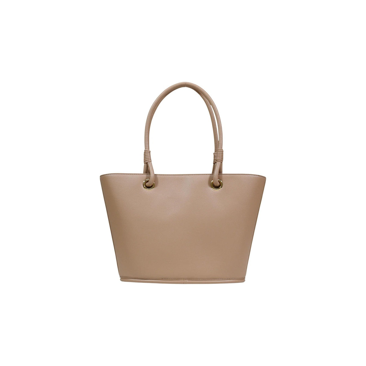 Borsa Love Moschino donna beige grande modello JC4099PP1. Shopping bag shopper color beige sabbia/nude per il lavoro, l'ufficio e lo shopping, con manici intrecciati a spalla e logo rilievo con cuore sul davanti, stile casual ed elegante.