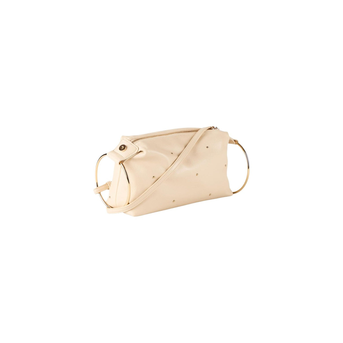 Replay Borsa Donna beige 26x15x8 cm; borsa a bandoliera in poliestere con zip e tasca interna, colore neutro versatile per look casual e urban chic. Vista posteriore