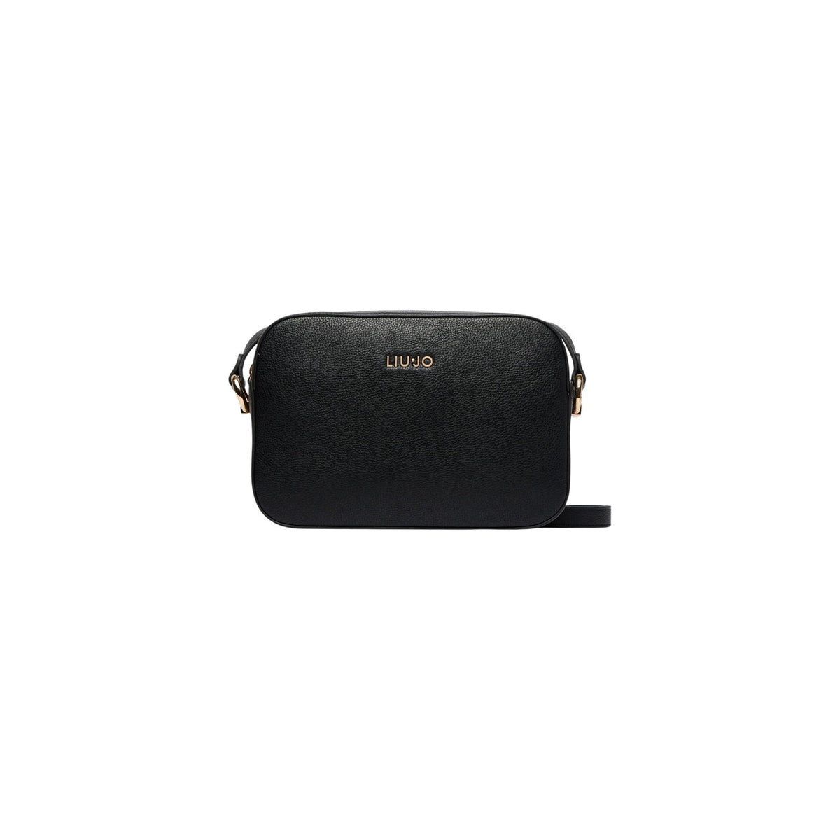 Borsa tracolla piccola Liu Jo marrone rosso nero AF6211 E1019. Tracollina da donna in ecopelle martellata con logo metallico oro, tracolla regolabile e chiusura zip, borsa casual chic 4 stagioni.