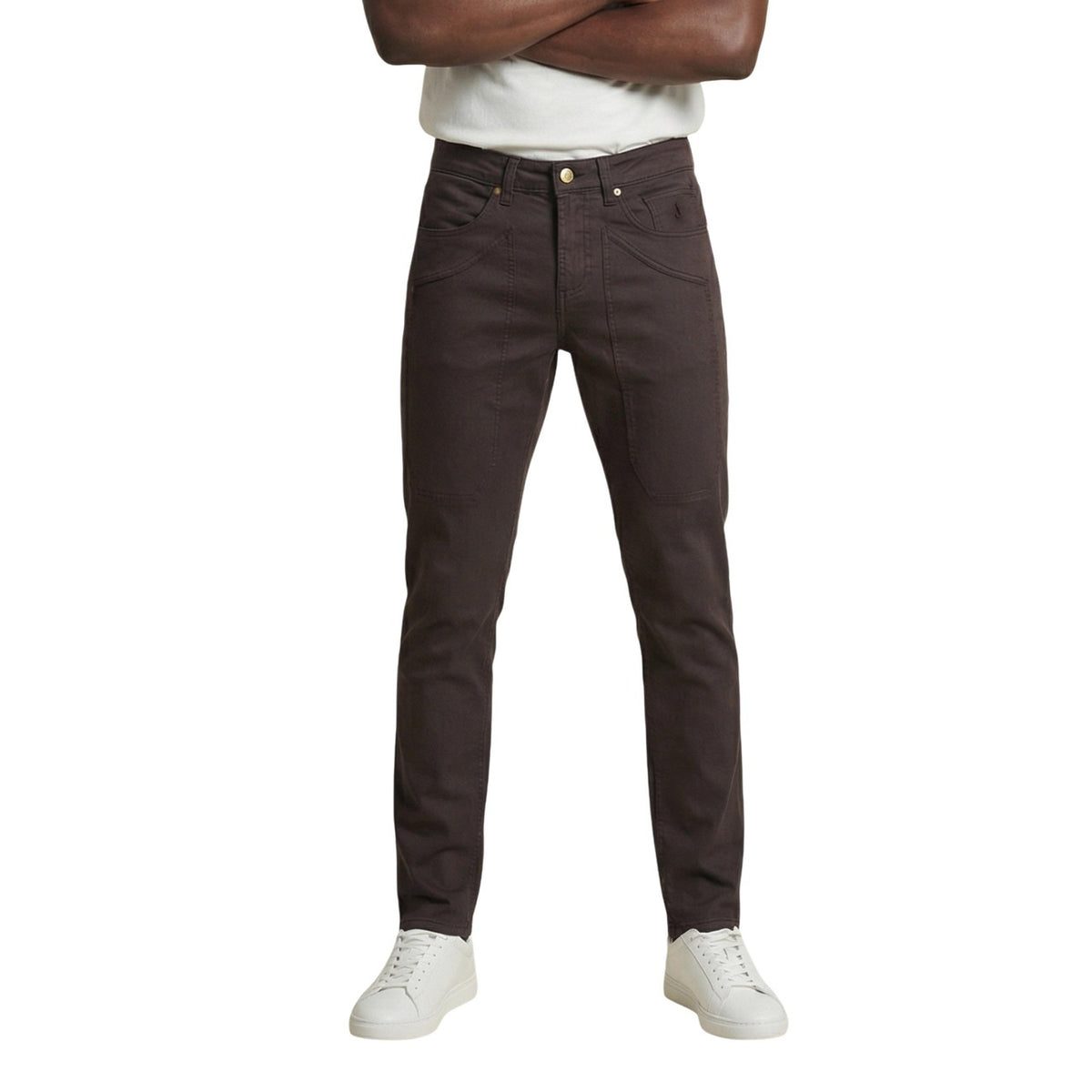 Jeckerson Jeans slim JOHN 5 TASCHE TOPPA Uomo JUPPA077JOHN001 CTCPTPIQU001 U036