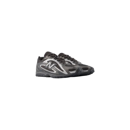 Sneakers unisex New Balance 204L nere – Scarpe basse running retro-tech argento metallizzato U204LCMC.