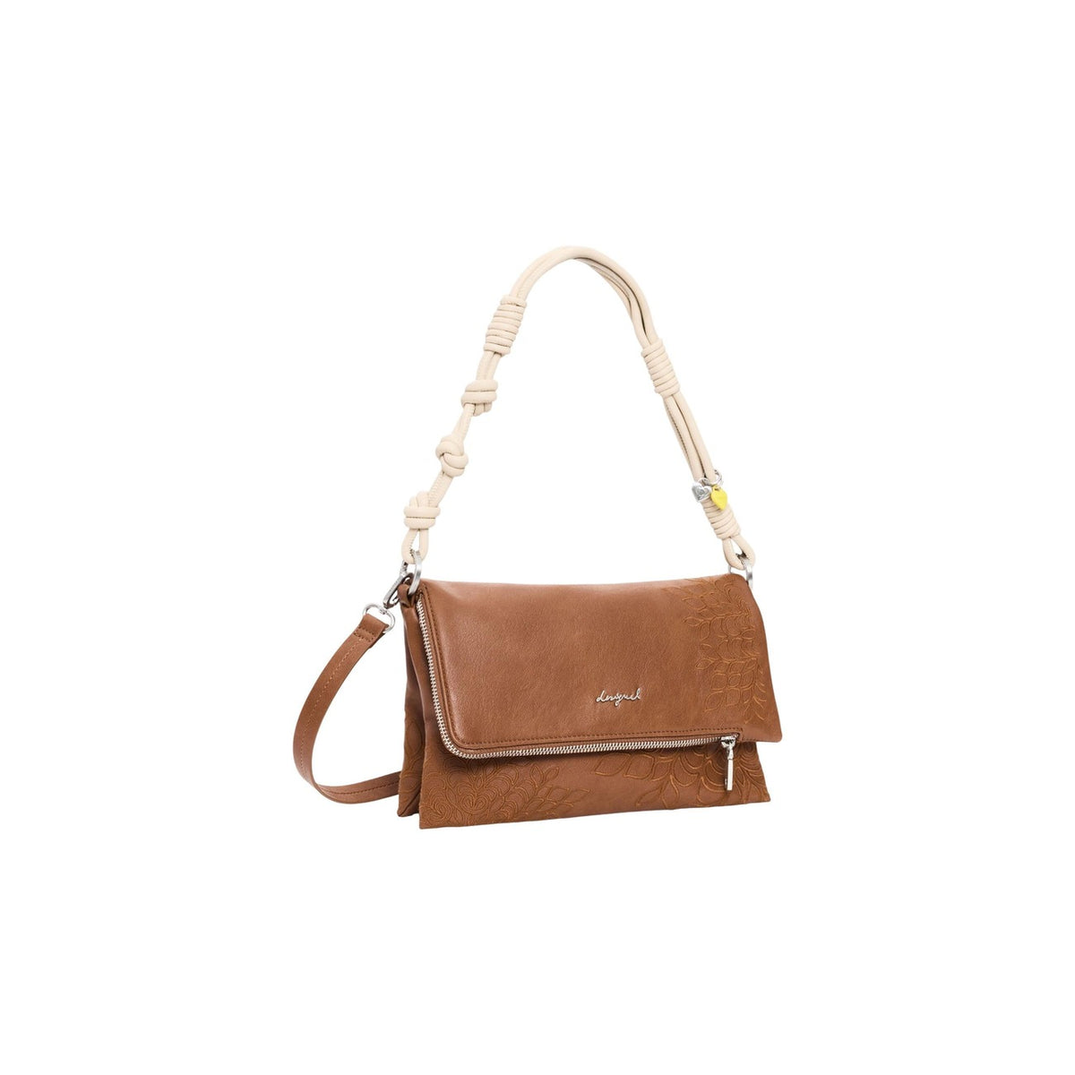 Desigual Borsa BAG_SIERRA CAMEL MURANO 26.5x15x6 cm Donna