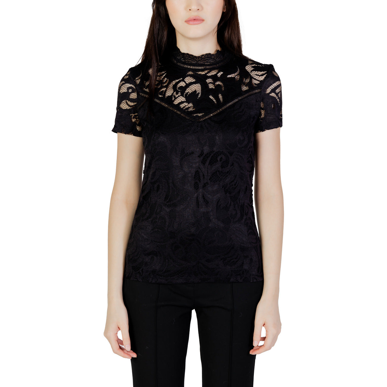 Vila Clothes Blusa Donna Bianco 93% Poliammide 7% Elastan Primavera/Estate 14049852