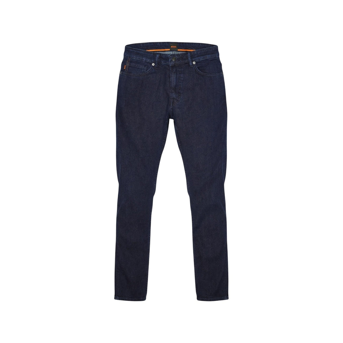 Jeans Boss uomo blu con tasche - vista frontale
