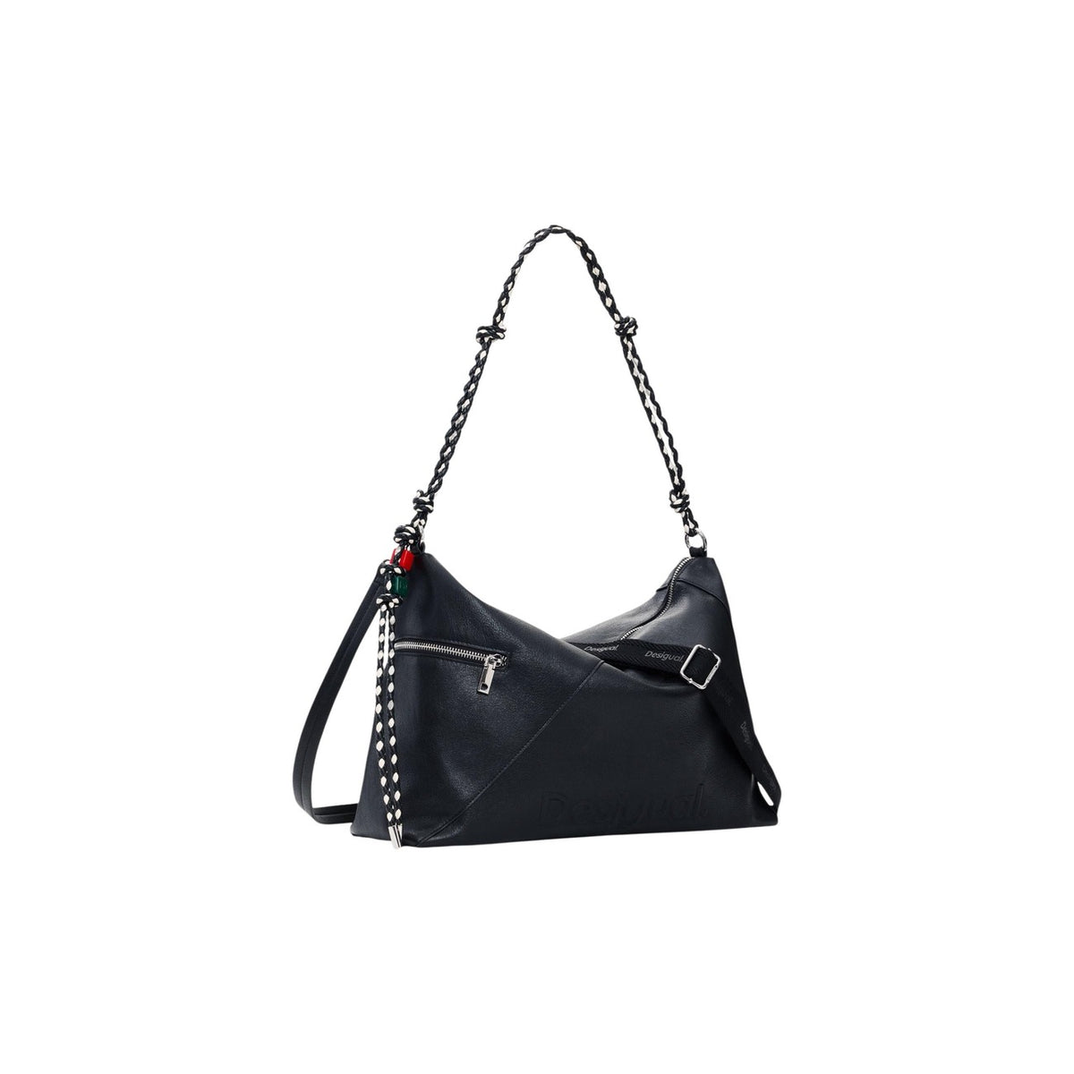Desigual Borsa LARGE WITH LOGO CHARM 39x26x12 cm Donna