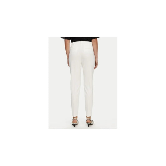 Pinko Pantaloni Donna Bianco Viscosa Nylon Elastan Primavera Estate V_32677