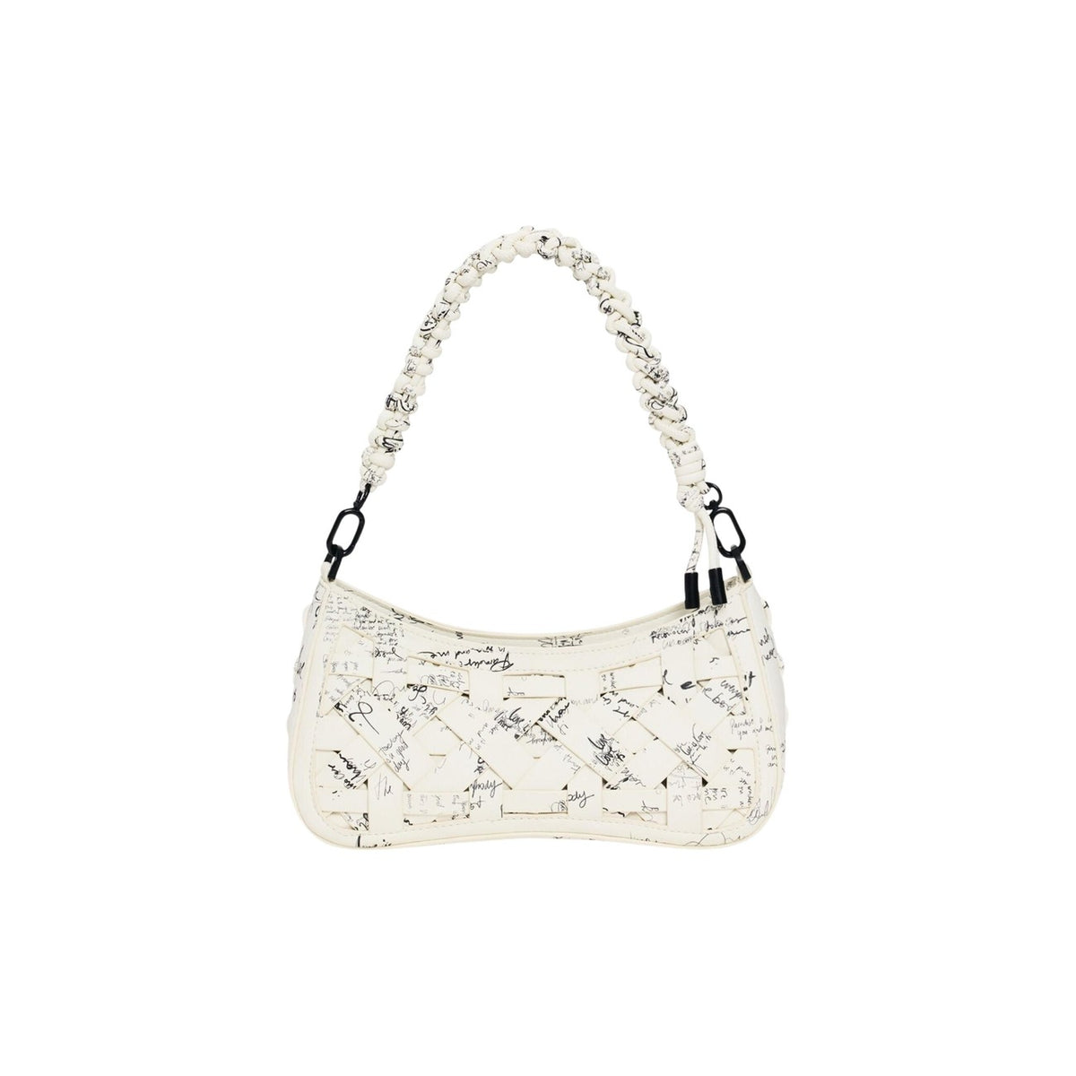 Borsa Desigual BAG_INDIO ALSACIA donna beige a mano con cerniera manici 100% poliuretano - vista frontale