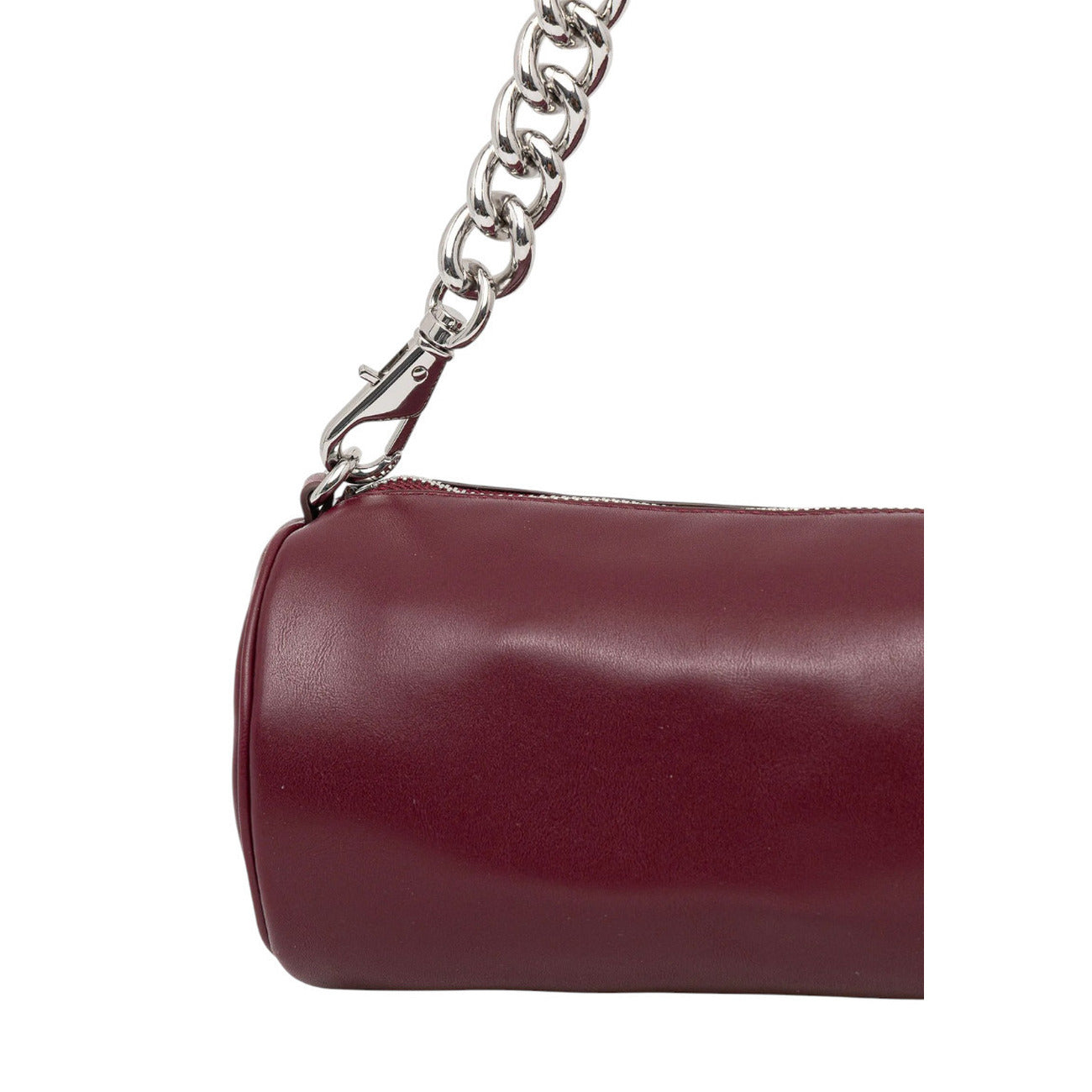 Borsa a Mano Donna Tommy Hilfiger Jeans Bordeaux - Stile Americano Casual