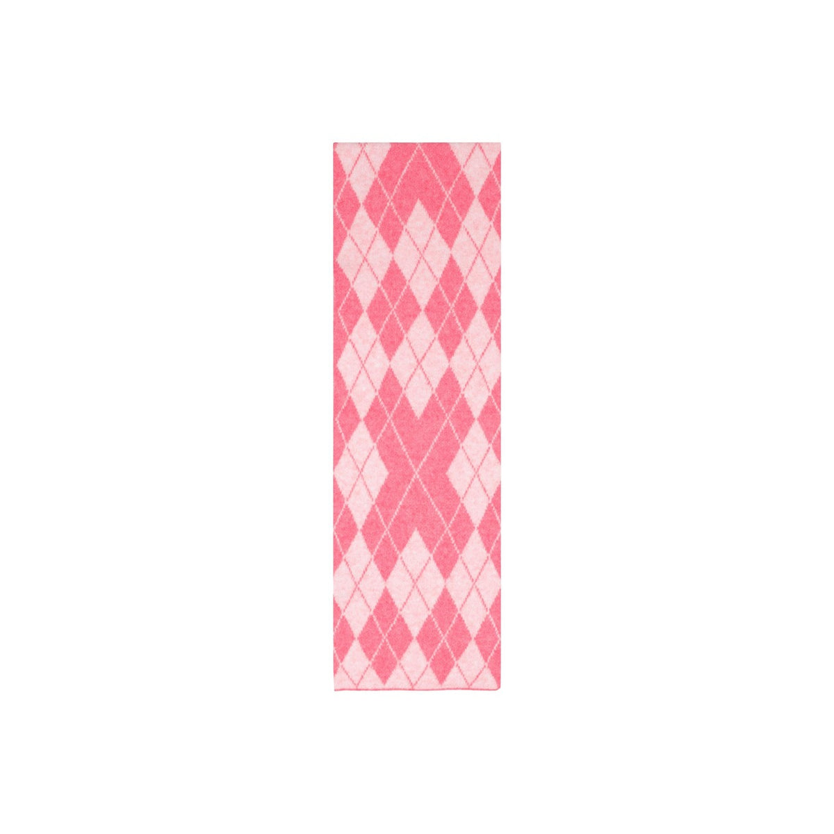 Sciarpa rosa donna Pieces – Sciarpa a rombi argyle in tessuto riciclato PCADELE 17166780.