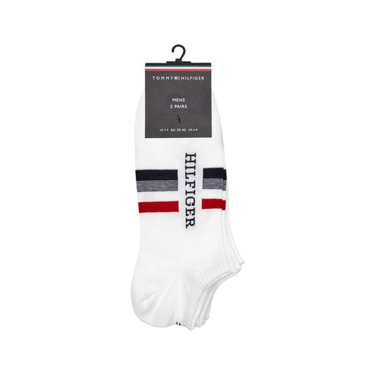 Tommy Hilfiger Calzini Uomo Bianco Cotone 100% Primavera Estate 701232467