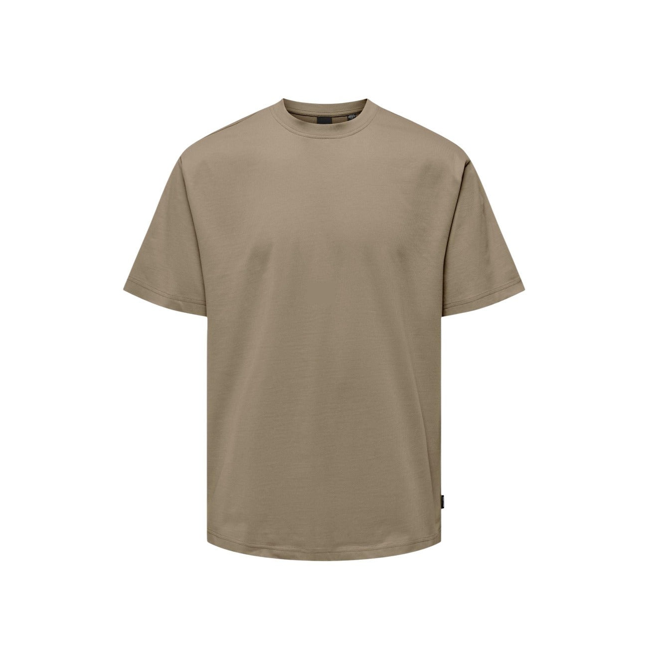 Only & Sons T-Shirt Uomo Bordeaux Maniche Corte Scollo Tondo Cotone Organico 100% Autunno Inverno 22022532