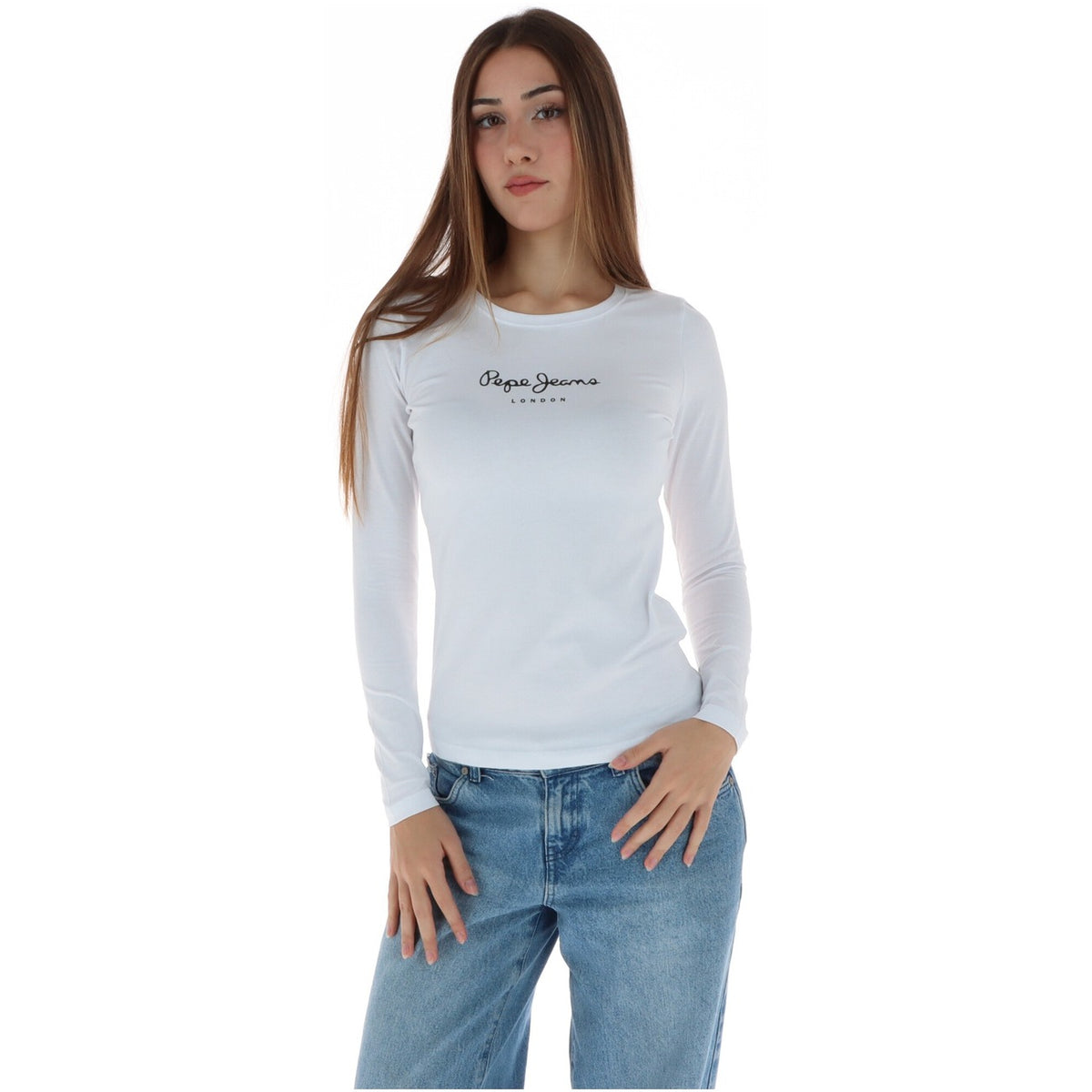 Pepe Jeans T-Shirt Slim Fit Manica Lunga Donna PL505203