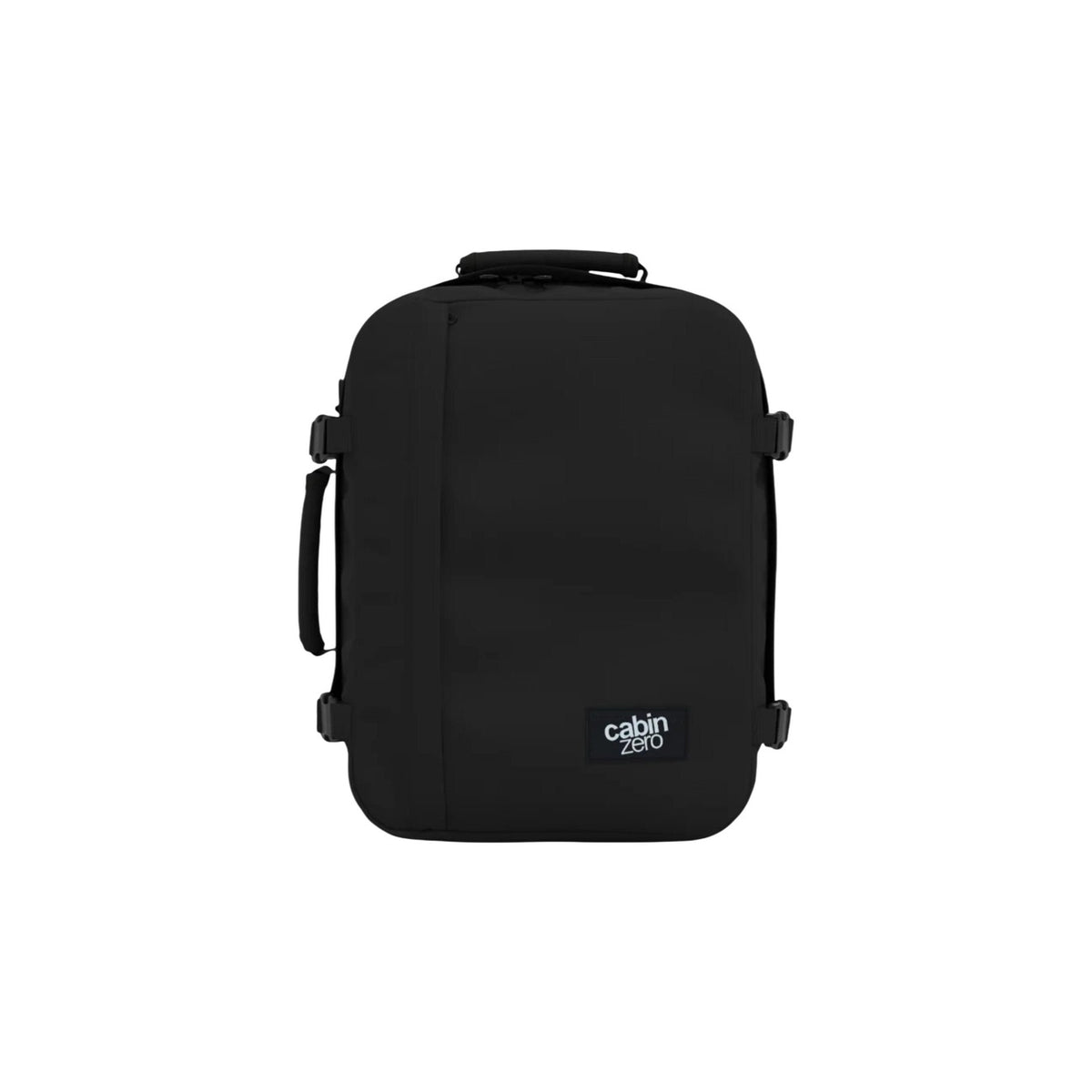 Zaino Cabin Zero Classic 28L; 100% Poliestere Nero. Resistente all'acqua, cinghie di compressione, dimensioni cabina (39x29,5x20). Backpack uomo versatile, leggero e ultra-resistente.