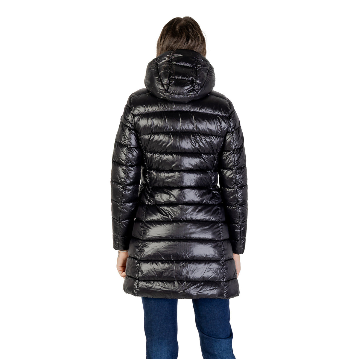 Giubbotto Blauer donna nero 100% poliammide con tasche anteriori - vista posteriore retro