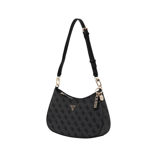 Borsa Guess donna grigia HWBG96 72180 con tasche interne ed esterne - vista frontale con tracolla