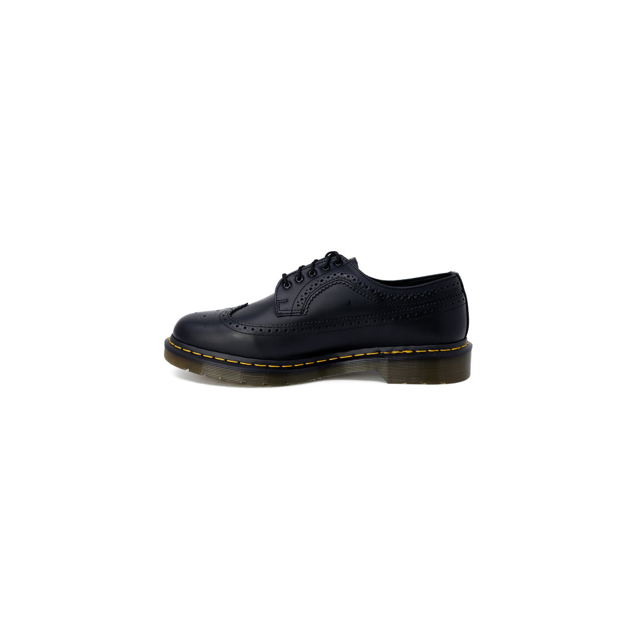 Scarpe stringate Dr. Martens BROGUE 3989 in pelle smooth uomo nere con lacci 100% pelle - vista laterale