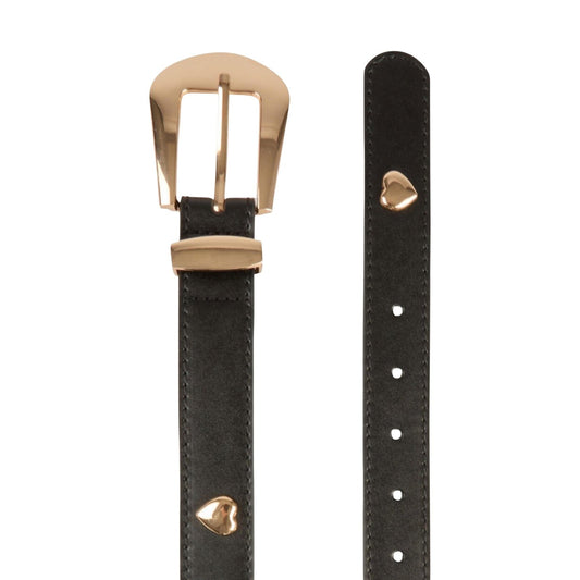 Morgan De Toi Cintura nera in poliuretano con fibbia Donna - dettaglio fibbia