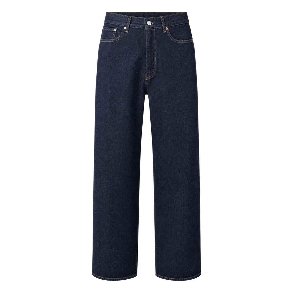 Jeans Loose Blu Uomo Levi's® 568; Tessuto rigido 5 tasche in 100% cotone di alta qualità. Modello comodo ad altezza vita regular con chiusura a zip, stile casual vintage 4 stagioni. Frontale stesa
