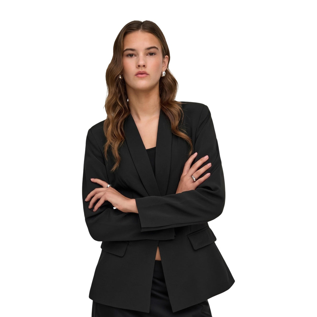 Blazer elegante donna ONLY ONLASTRID – Giacca monopetto slim fit a un bottone 15376791.