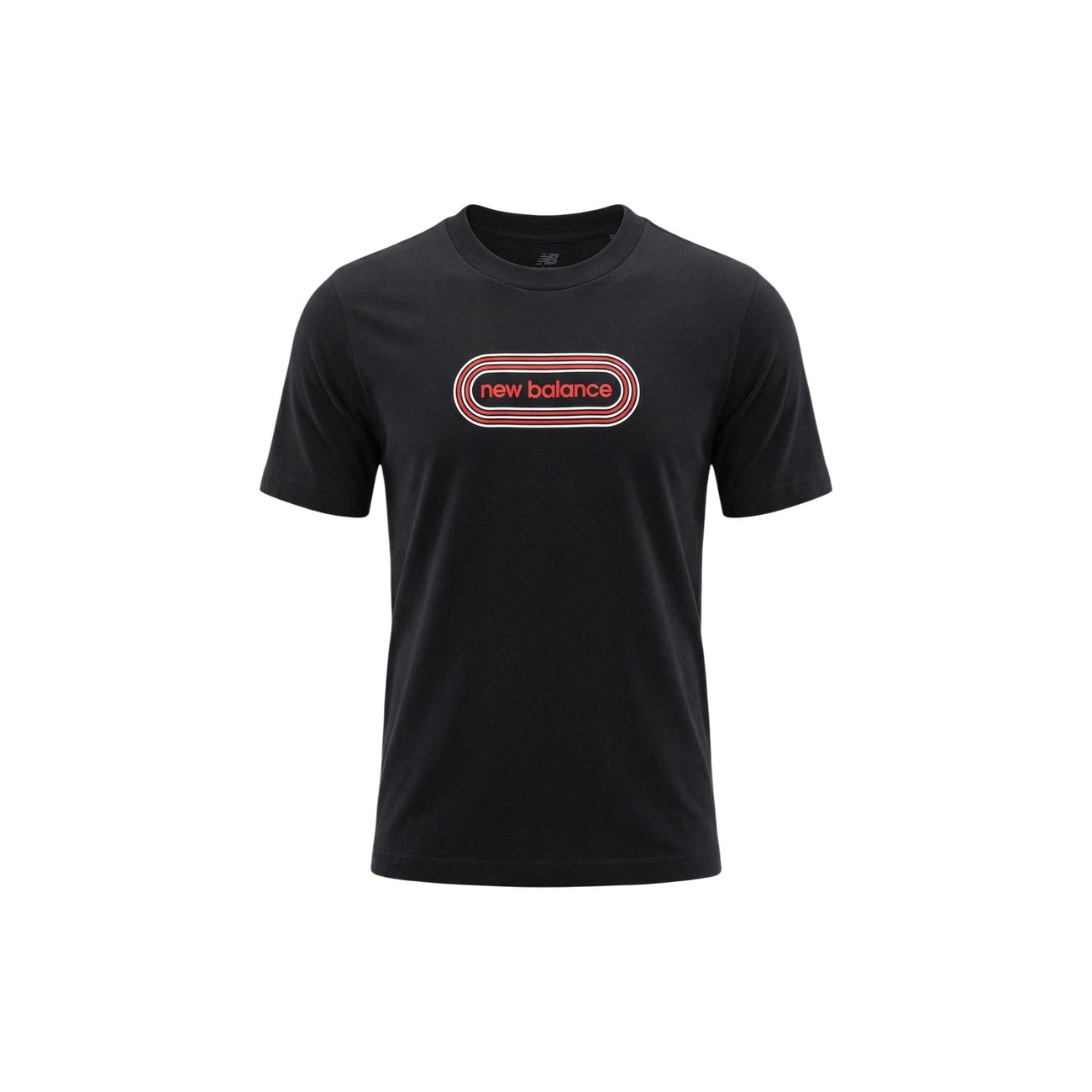 New Balance T-Shirt NB TRACK nera maniche corte Uomo
