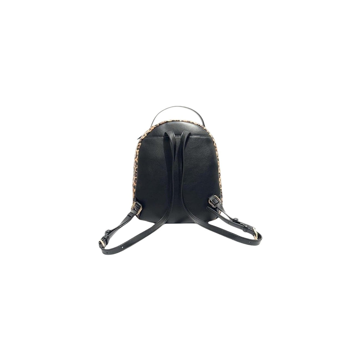Zaino Liu Jo donna nero con zip e tasche 100% poliuretano - vista posteriore retro