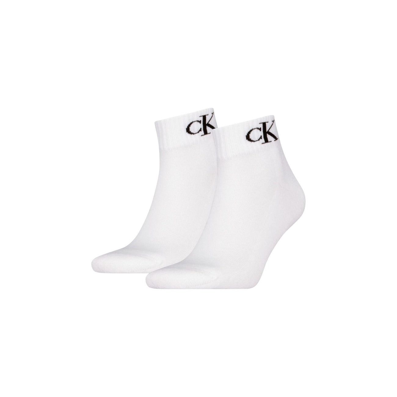 Calvin Klein Jeans Calzini corti CKJ MEN QUARTER 2P MONOGRAM Uomo 701228805