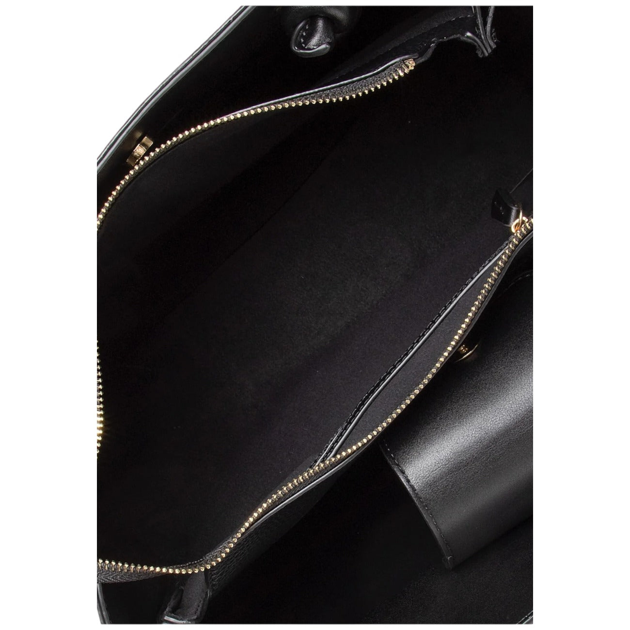Borsa Valentino Bags Alexia; Effetto pelle martellata. Doppi manici rigidi, tracolla removibile, logo dorato. Ampio scomparto con zip e tasche interne. Design elegante e resistente per uso quotidiano. Vista interna